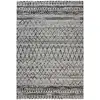 Image de Tapis Imprimé Ethnique "phoenix" Naturel & Gris 160 X 230 Cm