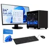 Image de Sedatech Pack Mini-PC Evolution Watercooling ITX   Intel i9-14900K   32Go DDR5   2To SSD M.2   Windows 11   Moniteur 24