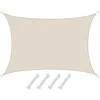 Image de UPF50+ Voile dombrage UV 3x5 m Polyester Rectangle Protection toile Hydrofuge