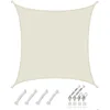 Image de 4x4 Voile dOmbrage Carrée Étanche - Toile de Jardin avec Fixation en Acier Inox