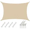 Image de 4x6 Voile dOmbrage Rectangulaire Respirante - Toile de Jardin UV avec Fixation
