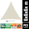 Image de Voile dOmbrage - AMANKA - Triangulaire - 6x6x6 m - Imperméable - Protection UV 85%