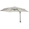 Image de Parasol De Mur Casoria Déporté, Pour Balcon Ou Terrasse, 3m Inclinable ~ Crème