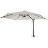 Image de Parasol de mur Casoria parasol déporté pour balcon ou terrasse 3m inclinable ~ crème