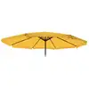 Image de Toile de rechange pour parasol meran pro, parasol de marché gastronomique avec volant ø 5m, polyester - jaune