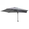 Image de Parasol mural casoria, parasol déporté pour le balcon, 3m, inclinable - gris