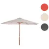 Image de Parasol Florida Parasol de jardin Parasol de marché Ø 35m polyester/bois 7kg - anthracite
