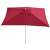 Image de Toîle de remplacement pour Parasol Florida 3x4m polyester 6kg - rouge-bordeaux