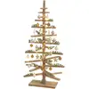 Image de Sapin De Noel Décoratif Hwc-h77 Aspect Shabby 130x82x82cm