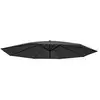 Image de Toile pour parasol meran pro, parasol de marché gastronomique ø 5m, polyester - anthracite