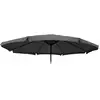 Image de Toile Pour Parasol Meran Pro Avec Volant Ø 5m, Polyester ~ Anthracite