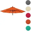 Image de Toile pour parasol de gastronomie en bois HWC-C57 Ø3m polyester 3kg ~ terre cuite