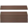 Image de Lot De 7 Lattes Pour Brise-vue En Wpc Sarthe Env. 1m² ~ 90cm, Brun