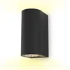 Image de Applique murale LED extérieur - B.K.LICHT - Volans - IP44 - 2x GU10 5W 400 lm - Noir 3000K