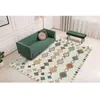 Image de Tapis berbère ethnique multicolore rectangle Medina