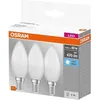 Image de Ampoules LED flamme dépolie avec radiateur E14 49W - Blanc froid - OSRAM