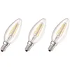 Image de OSRAM Boite de 3 Ampoules LED clair flamme E14 4W - Blanc froid