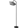 Image de OSRAM Lampadaire DECOR Stripes E27 Gris foncé Lampadaire en métal et textile polyester pour salon