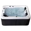 Image de Home deluxe - jacuzzi d'extérieur - beach pure - dimensions : 210 x 155 x 83 cm - chauffage, 51 jets de massage et 24 sources lumineuses inclus i jacuzzi d'extérieur pour 3 personnes