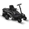 Image de Home deluxe - tondeuse à gazon autoportée à essence - reaper noir - puissance du moteur 4,5 kw (6,5 cv) - bac de ramassage de 150 litres - largeur de coupe de 61 cm et hauteur réglable - accessoires complets inclus