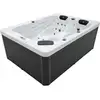 Image de Home deluxe - jacuzzi d'extérieur - sunset plus avec escalier et couverture thermique - dimensions : 220 x 156 x 82 cm - avec 32 jets de massage et 13 sources lumineuses i jacuzzi d'extérieur