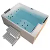 Image de Home deluxe - jacuzzi d'extérieur nimbus deluxe - avec escalier et couverture thermique - dimensions : 190 x 140 x 70 cm - chauffage inclus, 18 jets de massage i jacuzzi d'extérieur pour 2 personnes