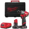 Image de Perceuse visseuse milwaukee m12 fdd2 402x 12v fuel 2 batteries 6ah chargeur coffret hd box 828089