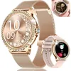 Image de Montre connectée Femme WINANQE NX19 Appel Bluetooth 132 AMOLED Fonction Féminine Tracker dactivité Fréquence Cardiaque