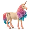 Image de Figurine Licorne Marshmalow jument Pelage doux et crinière colorée SCHLEICH 70723 Bayala Dès 7 ans