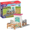 Image de Box avec étalon Pur Sang anglais Extension pour écurie schleich pour enfant Schleich 42569 HORSE CLUB dès 5 ans