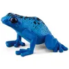 Image de Figurine - SCHLEICH - Grenouille Dendrobate - Bleu vif et taches noires - Wild Life