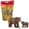 Image de Figurines Maman Grizzly Avec Ourson - 42473 Wild Life - Set De Jouets Animaux Durables