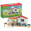 Image de Cabinet Vétérinaire Avec Animaux, Coffret De 43 Pieces Avec Figurine Vétérinaire, Animaux Et Accessoires, Jouets Animaux