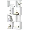 Image de Bibliothèque Almeira 130 X 60 X 24 Cm Blanc [en.casa]