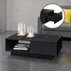Image de Table Basse de Salon Biskra 95 x 55 x 31 cm Noir Brillant