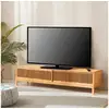 Image de Meuble tv videbæk bambou 180 x 40 x 38 cm naturel [en.casa] Videbæk