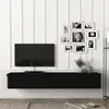 Image de Meuble TV Vihti 180 x 31 x 30 cm noir