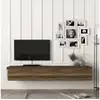 Image de Meuble tv vihti 180 x 31 x 29,5 cm effet noyer [en.casa] Vihti
