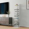 Image de Bibliothèque Eksjö acier 150 x 39 x 39 cm blanc