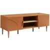 Image de Meuble TV Starvili avec 2 portes 120 x 40 x 45 cm couleur rouille