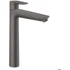 Image de Hansgrohe - Talis E 240 Mitigeur de lavabo noir chromé brossé sans tirette ni vidage (71717340)