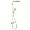 Image de Hansgrohe - Raindance Select S Colonne de douche 240 1jet PowderRain avec mitigeur thermostatique bronze brossé (27633140)