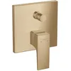 Image de Façade mitigeur bain douche encastré 2 sorties HANSGROHE Metropol bronze brossé