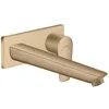 Image de HANSGROHE Mitigeur de lavabo encastré mural bec 225mm bonde à écoulement libre bronze brossé