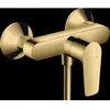 Image de Mitigeur pour douche - HANSGROHE - TALIS E - Finition doré poli - Montage apparent mural - Débit 17 l/min