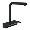 Image de Robinet de cuisine avec douchette HANSGROHE Aquno Select M81 250 sBox 2 jets noir mat