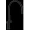 Image de Robinet de cuisine - HANSGROHE - Talis M54 - Noir mat - Monotrou - Pivotant