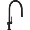 Image de Robinet De Cuisine Avec Douchette Hansgrohe Talis M54 210 Sbox Noir Mat