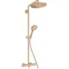 Image de Colonne de douche thermostatique HANSGROHE Croma Select S 280 EcoSmart bronze brossé