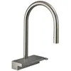 Image de Robinet de cuisine avec douchette HANSGROHE Aquno Select M81 170 3 jets aspect acier inox